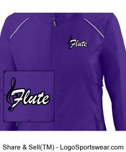Purple Flute Shirt Design Zoom